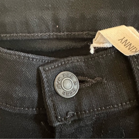Rag&bone women’s black skinny jeans - Picture 4 of 10